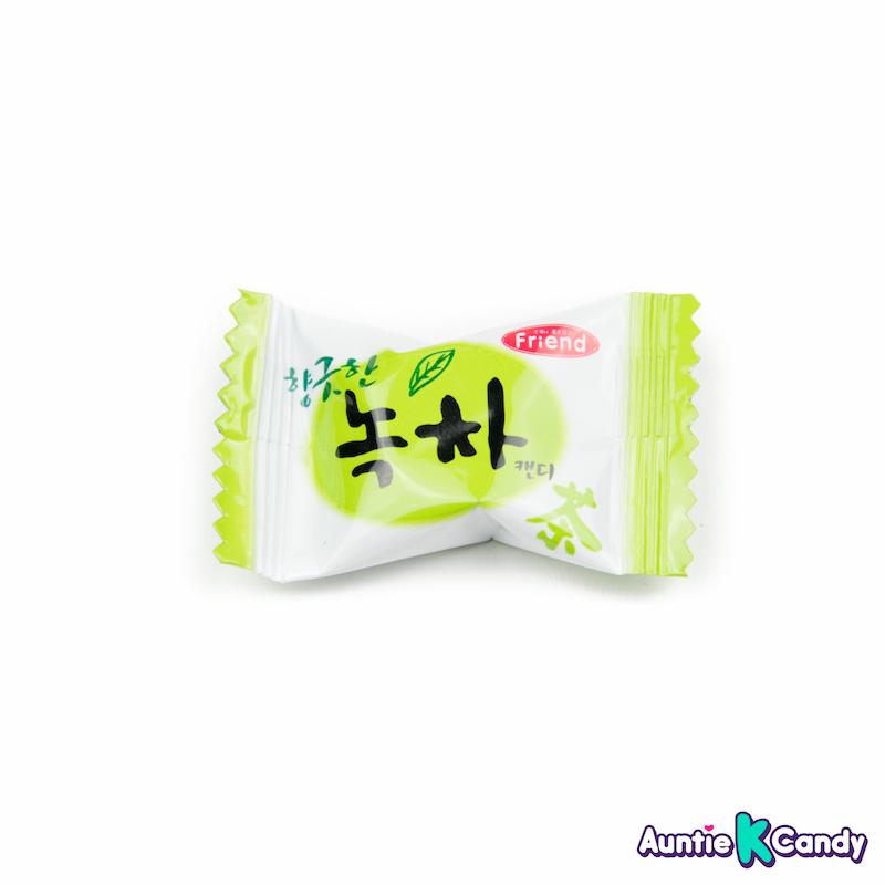 Mammos Friend Hard Candy Green Tea Matcha 3.53 oz Wrapped