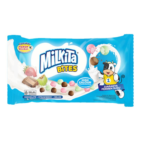 Milkita Bites strawberry chocolate melon