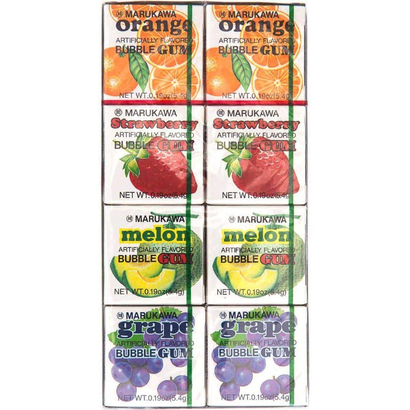 Marukawa 8 pack gum Front Packaging
