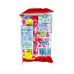 Hawflakes Traditional Chinese Hard Fruit Candy, 10 rolls, 3.17 oz by 3 Flowers Brand Chewy 3 Flowers Packaging Back